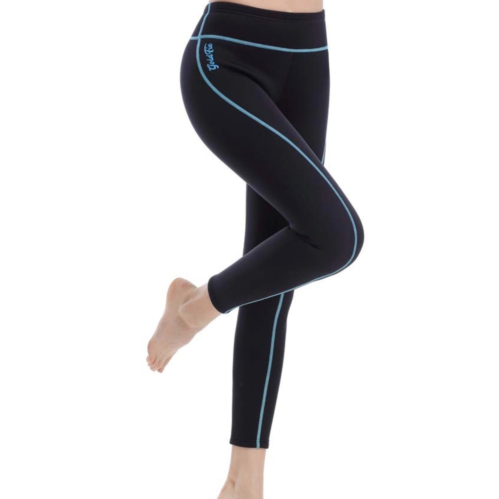 GoldFin Wetsuit Pants Womens 2XL Black Excellent 2mm‎ Neoprene Thermal Leggings